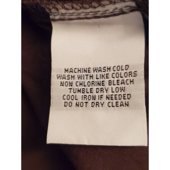 Pelle Pelle Men's Brown 100% Cotton Collared Long Sleeve Buttons Down Shirt 2XL - Picture 9 of 10